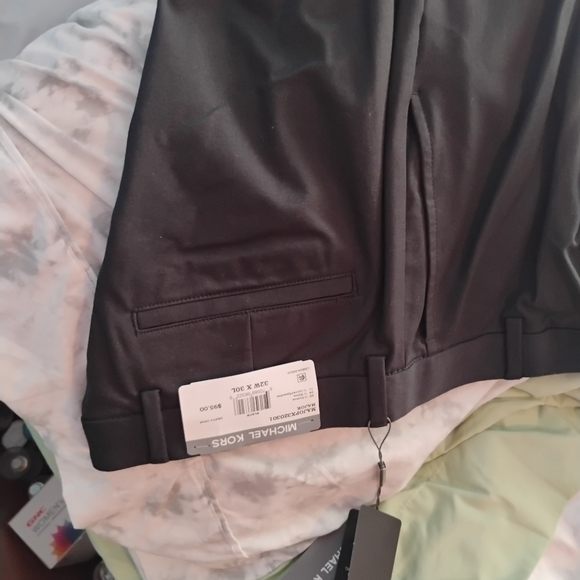 Michael Kors Men’s Black Chinos - Slim Casual Trousers - Picture 4 of 5